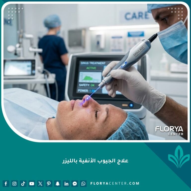 أحدث أجهزة علاج الجيوب الأنفية بالليزر في عيادة طبية متطورة توفر علاجاً بدون ألم أو نزيف.