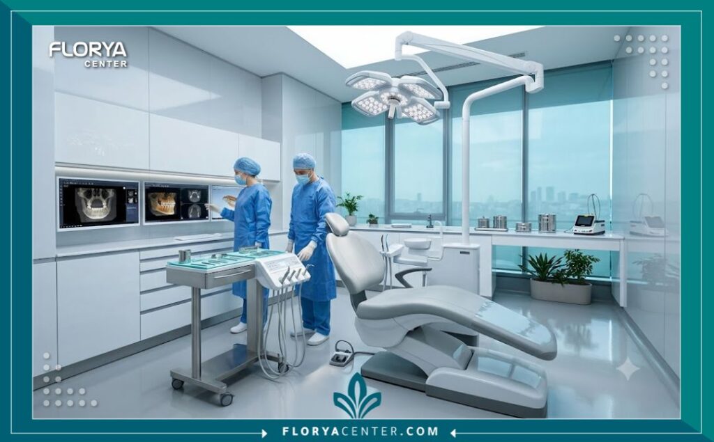 اسعار زراعة الاسنان في تركيا 4 غرفة عمليات حديثة ومجهزة بأحدث التقنيات لزراعة الأسنان الفورية في عيادة متخصصة باسطنبول.
