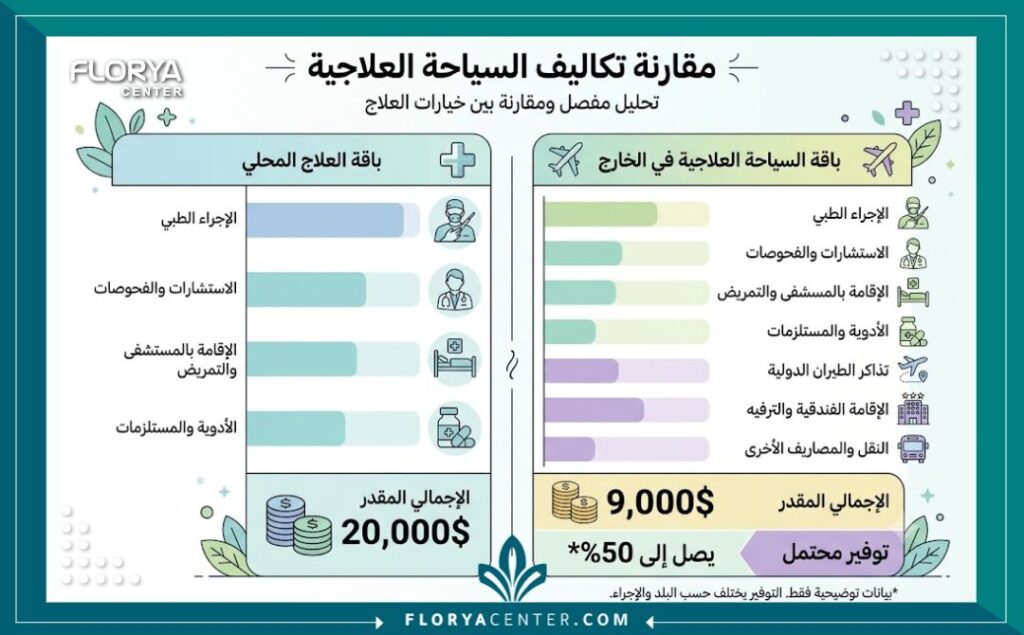 اسعار عمليات تجميل الجفون في تركيا 3 إنفوجرافيك يوضح بالتفصيل تفاصيل وتكلفة الباقات الشاملة ضمن اسعار عمليات تجميل الجفون في تركيا مقارنة بالدول الأخرى.