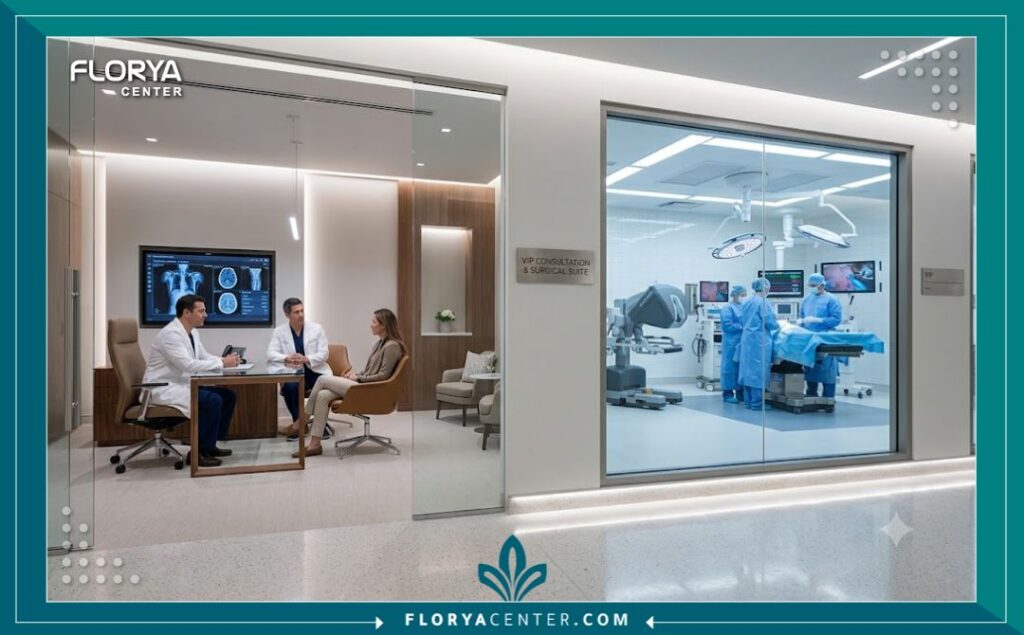 اسعار عمليات تجميل الجفون في تركيا 4 غرفة عمليات حديثة ومجهزة بأحدث التقنيات الطبية في مستشفى تركي فاخر، تعكس معايير الأمان والسلامة في جراحات العيون.