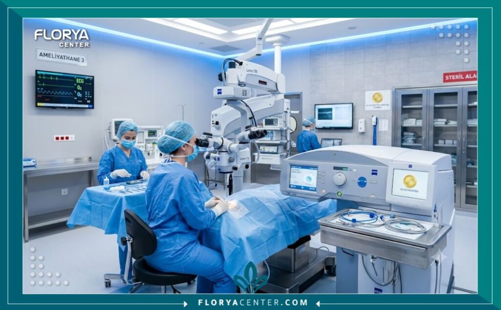 اسعار عمليات تجميل العيون في اسطنبول 4 غرف العمليات المجهزة بأحدث تقنيات جراحة تجميل العيون في مستشفيات تركيا