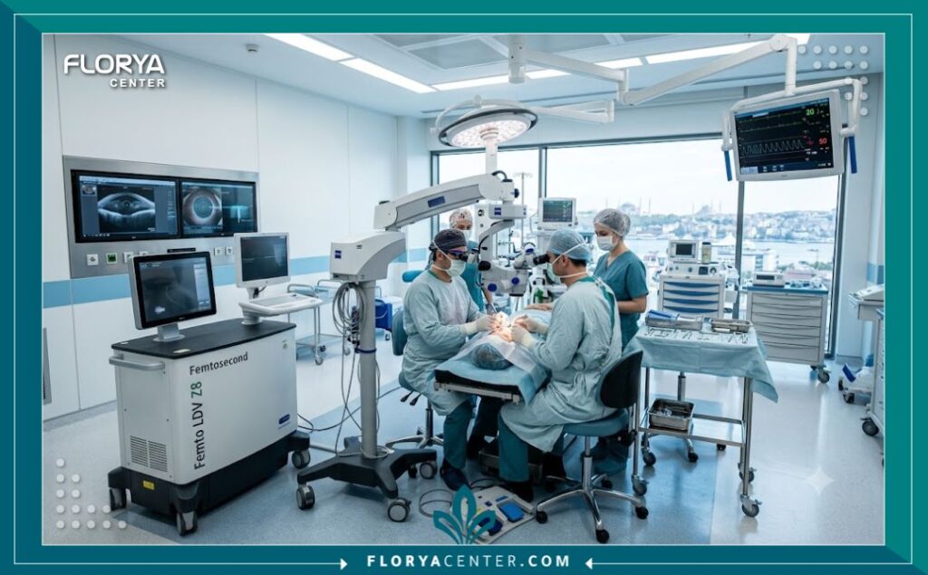 افضل عيادة تجميل عيون في اسطنبول 4 غرفة عمليات حديثة ومجهزة بأحدث التقنيات الطبية داخل أفضل مستشفى لتجميل العيون في اسطنبول ذو التقييمات المرتفعة.