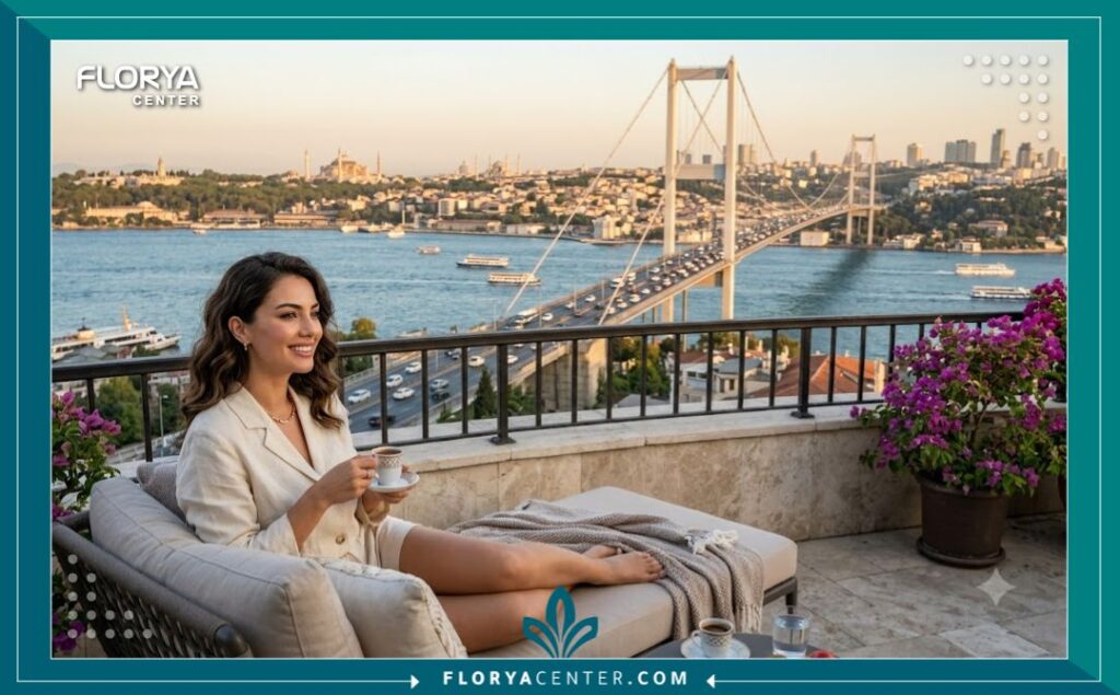 السياحة العلاجية في إسطنبول تركيا، حيث يمكنك الاستمتاع بجمال البوسفور والرفاهية أثناء رحلتك لإجراء تجميل متكامل لمنطقة ما حول العين.