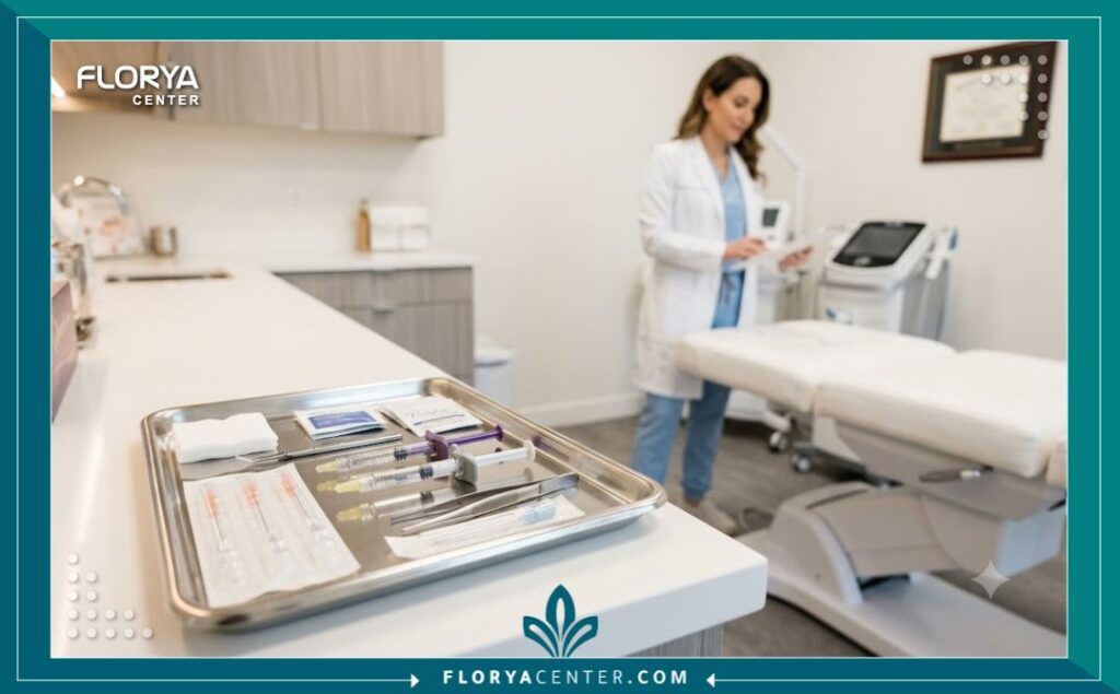تقنية سوفت ليفت للعيون والجفون 4 غرفة عيادة تجميل حديثة ومجهزة بأعلى المعايير الطبية للتحضير لإجراء جلسة سوفت ليفت للعيون بأمان.