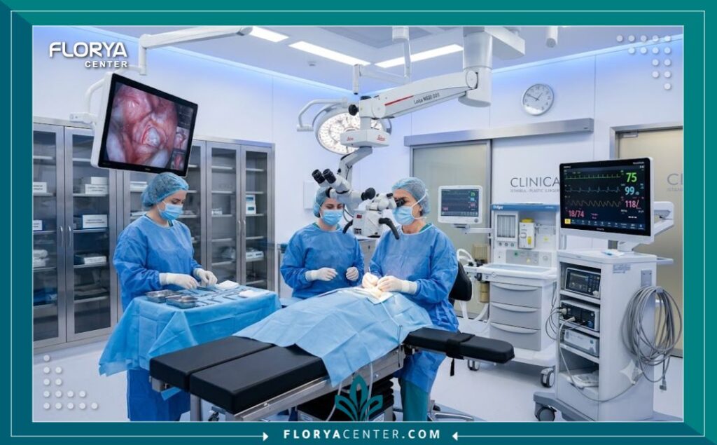 تكلفة تجميل الجفون في تركيا 4 غرفة عمليات معقمة ومجهزة بأحدث التقنيات الطبية لتجميل الجفون في أفضل مشافي إسطنبول.