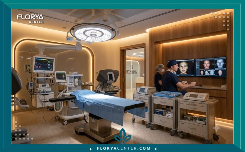 جراحة تجميل الجفون الشاملة مع شد الوجه 4 غرفة عمليات حديثة ومجهزة بأحدث التقنيات لإجراء جراحات تجميل الوجه والجفون المتقدمة.