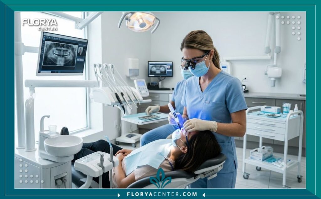 السياحة العلاجية في إسطنبول لطب الأسنان وتركيب حشوات ليزر في تركيا.
