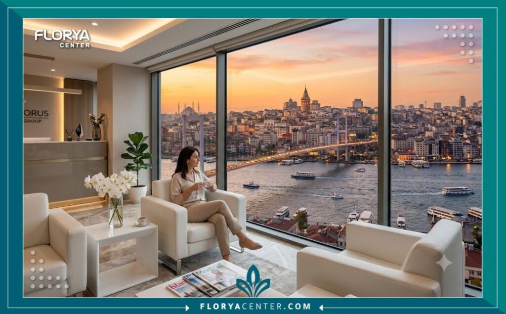 تجربة السياحة العلاجية الفاخرة في إسطنبول تركيا لإجراء عملية إعادة هيكلة الجفن في أفضل العيادات التجميلية المطلة على البوسفور.