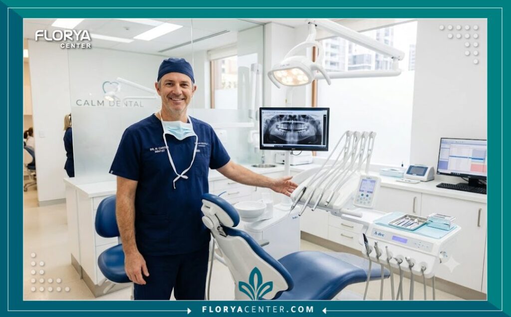 عيادة أسنان حديثة ومعقمة توضح أهمية استشارة طبيب الأسنان المتخصص عندما تفشل طرق علاج التهاب اللثة في المنزل.