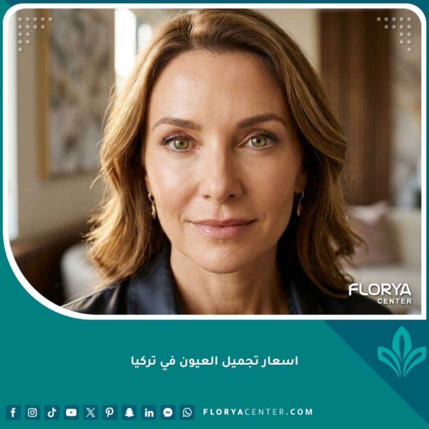 نتائج تجميل العيون في تركيا قبل وبعد تظهر عيون شابة ومشرقة بعد الجراحة في مركز طبي راقي.
