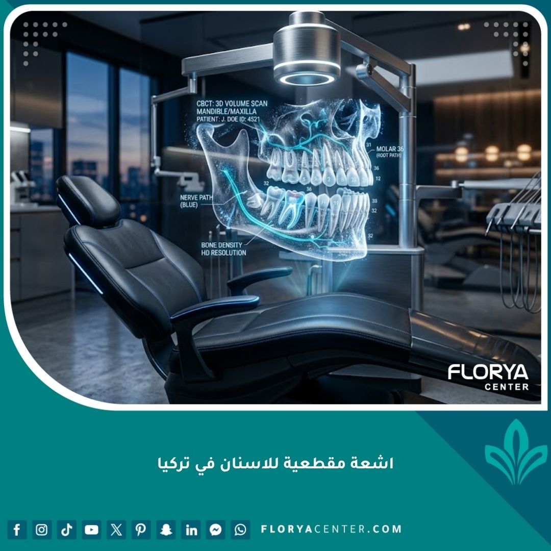 صورة واقعية لجهاز الأشعة المقطعية للأسنان في تركيا بأحدث التقنيات ثلاثية الأبعاد.