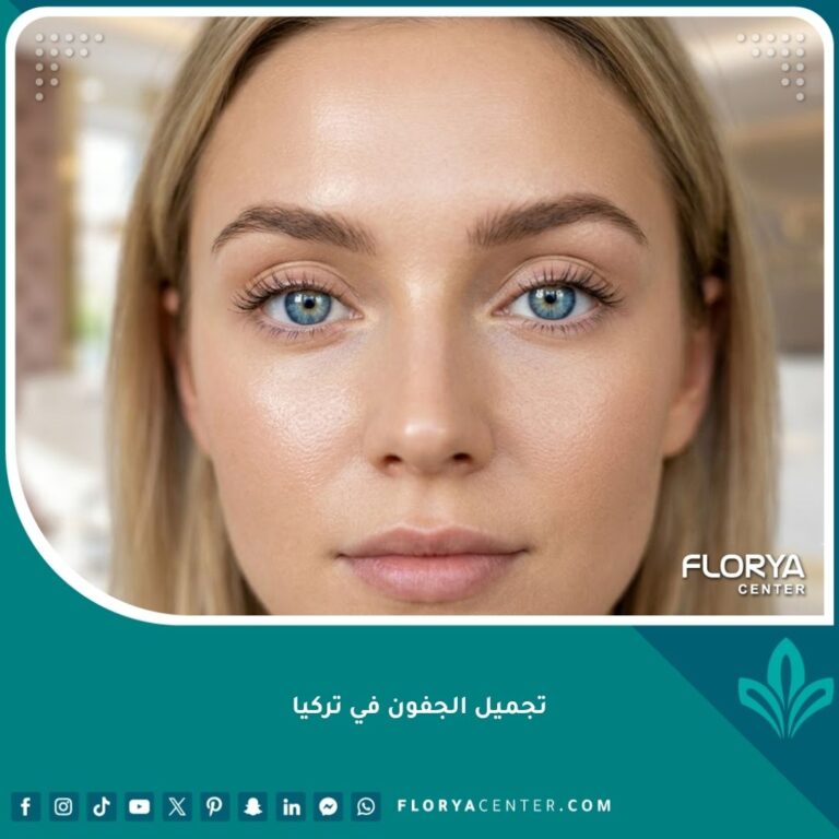 صورة مقربة توضح جمال وتناسق العينين بعد عملية تجميل الجفون في تركيا، تبرز النتائج الطبيعية والمظهر الشبابي.