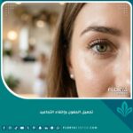 صورة فوتوغرافية عالية الجودة لامرأة ببشرة شابة ونضرة، توضح نتائج تجميل الجفون وإخفاء التجاعيد حول العين.