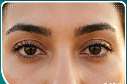 عيون مشرقة وشابة بعد عملية تجميل العيون بتقنية المايكرو في اسطنبول دون أي ندبات مرئية.