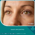 صورة مقربة تبرز نتائج جراحة إصلاح الجفن التجميلية واستعادة المظهر الطبيعي للعين بعد الترميم.