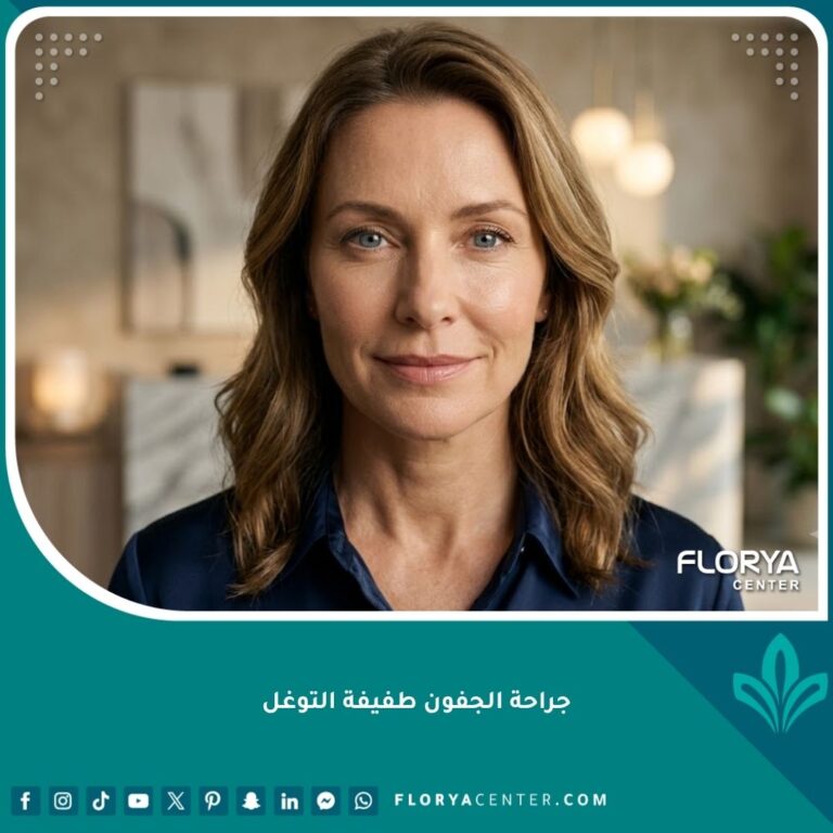 امرأة ذات مظهر طبيعي وشاب بعد عملية جراحة الجفون طفيفة التوغل الناجحة، تبرز العيون المشرقة بدون ندبات ظاهرة.