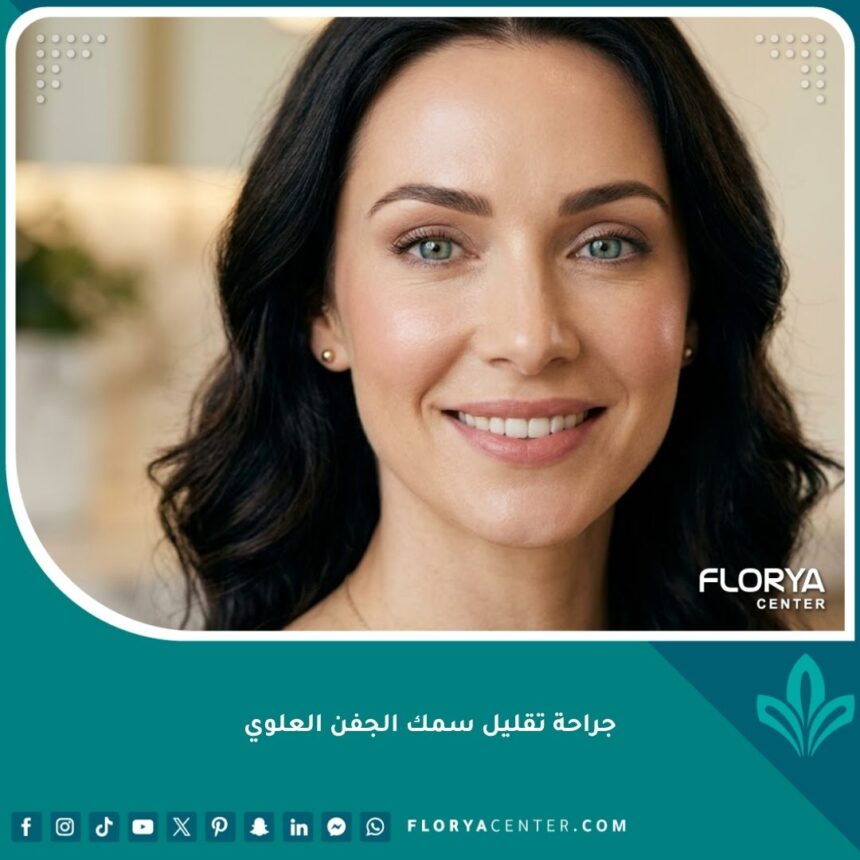 جراحة تقليل سمك الجفن العلوي 1 صورة مقربة تظهر جمال العيون الجذاب بعد جراحة تقليل سمك الجفن العلوي واستئصال دهون الحاجب.