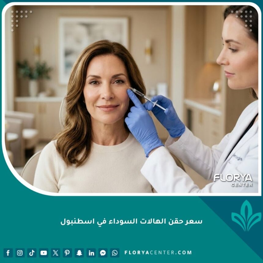 سعر حقن الهالات السوداء في اسطنبول 1 إجراء حقن الهالات السوداء تحت العين في عيادة تجميل راقية في اسطنبول للتخلص من علامات التعب.