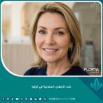سيدة تتمتع بعيون شابة ومشرقة بعد إجراء عملية شد الأجفان المتدلية في تركيا.