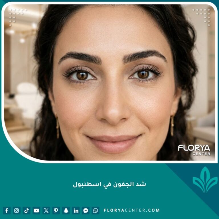 صورة مقربة لعيون جذابة وشابة تبرز نتائج عملية شد الجفون في اسطنبول بمظهر طبيعي ومشرق.