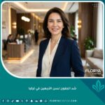 صورة واقعية لامرأة في الأربعين من عمرها تبرز نتائج عملية شد الجفون في تركيا وعلاج الترهل المتوسط.
