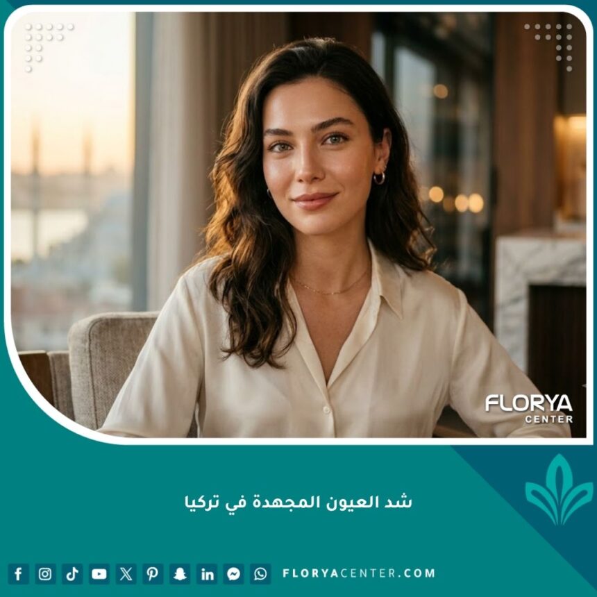 نتيجة مذهلة لعملية شد العيون المجهدة في تركيا: عيون مشرقة ونظرة شابة وحيوية بعد الإجراء