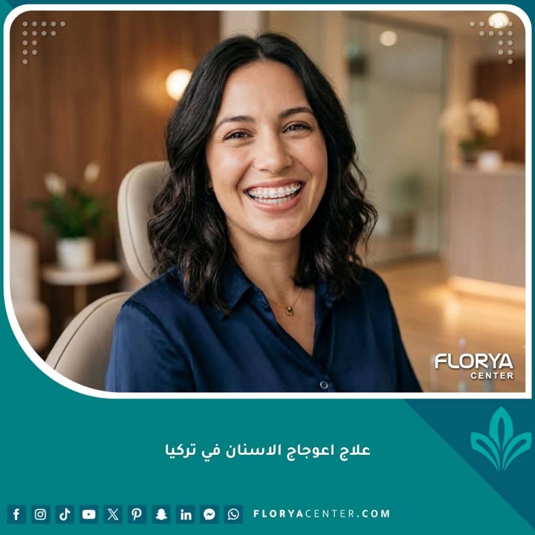 ابتسامة جذابة توضح جودة نتائج علاج اعوجاج الاسنان في تركيا باستخدام التقويم التجميلي.