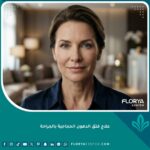 صورة مقربة تظهر نتائج علاج فتق الدهون الحجاجية بالجراحة وعودة النضارة والشباب لمحيط العين.