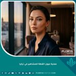 نموذج لعملية عيون القطة للمشاهير في تركيا، تظهر مظهر السحب القوي للأعلى والنظرة الجذابة.