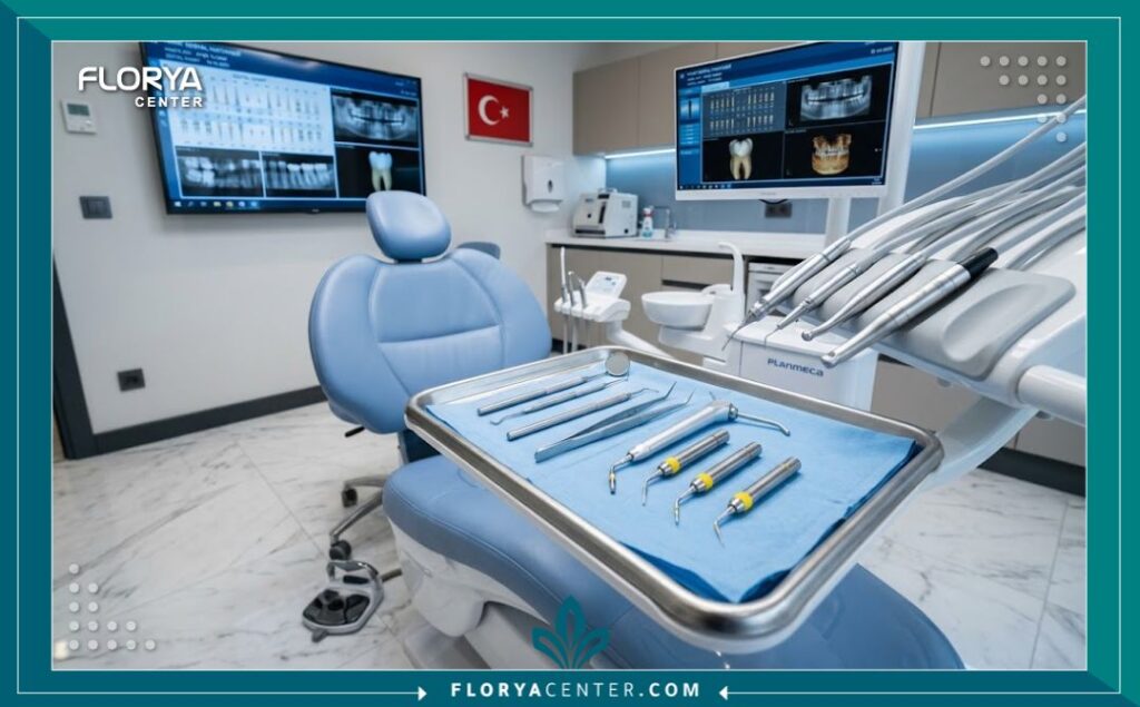 اسعار تنظيف الاسنان بتركيا 4 غرفة علاج وتنظيف الأسنان المجهزة بأحدث الأجهزة في مركز أسنان بتركيا