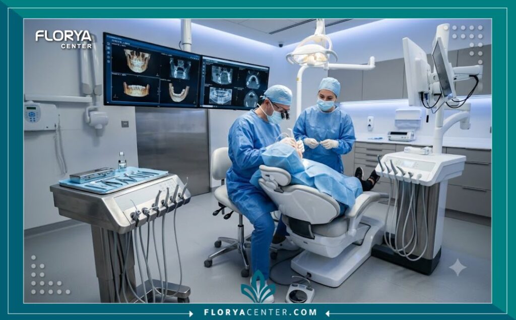 عيادة زراعة أسنان حديثة مجهزة بأحدث تقنيات الزرعات السويسرية