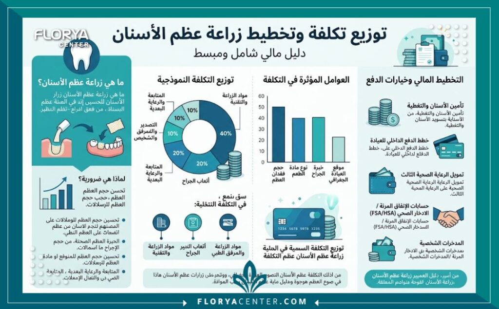 اسعار زراعة العظم للاسنان في تركيا 3 إنفوجرافيك يوضح الترتيب المالي وتكلفة زراعة عظم الفك للاسنان في تركيا.