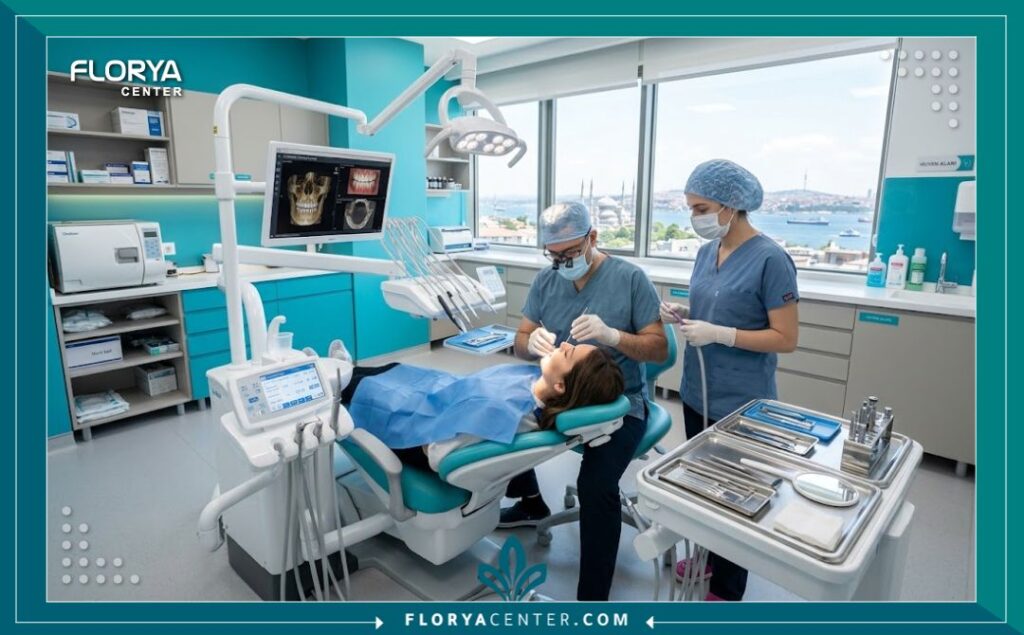 اسعار طب الاسنان في تركيا 4 غرفة المعالجة والأجهزة الحديثة المستعملة لتقليل اسعار طب الاسنان في تركيا مع الحفاظ على الجودة.