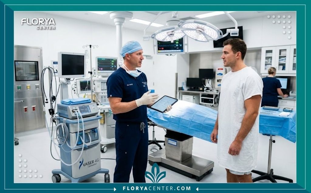 تجميل القوام للرياضيين لإبراز العضلات 4 تجميل القوام للرياضيين لإبراز العضلات 3 1 - تجميل القوام للرياضيين لإبراز العضلات يخفي الجلد أحياناً تفاصيل العضلات رغم التدريب الشاق. يعتمد تجميل القوام للرياضيين لإبراز العضلات (High-Definition Liposuction) على تقنيات النحت المتقدمة. يمثل مركز فلوريا المعيار الطبي الأدق لنحت العضلات بدقة متناهية وأمان تام.
