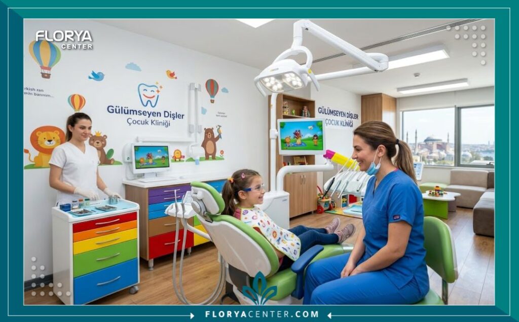 أحدث عيادات طب أسنان الأطفال في تركيا المجهزة بأفضل التقنيات الطبية لتركيب تيجان الزيركون والمعدن.