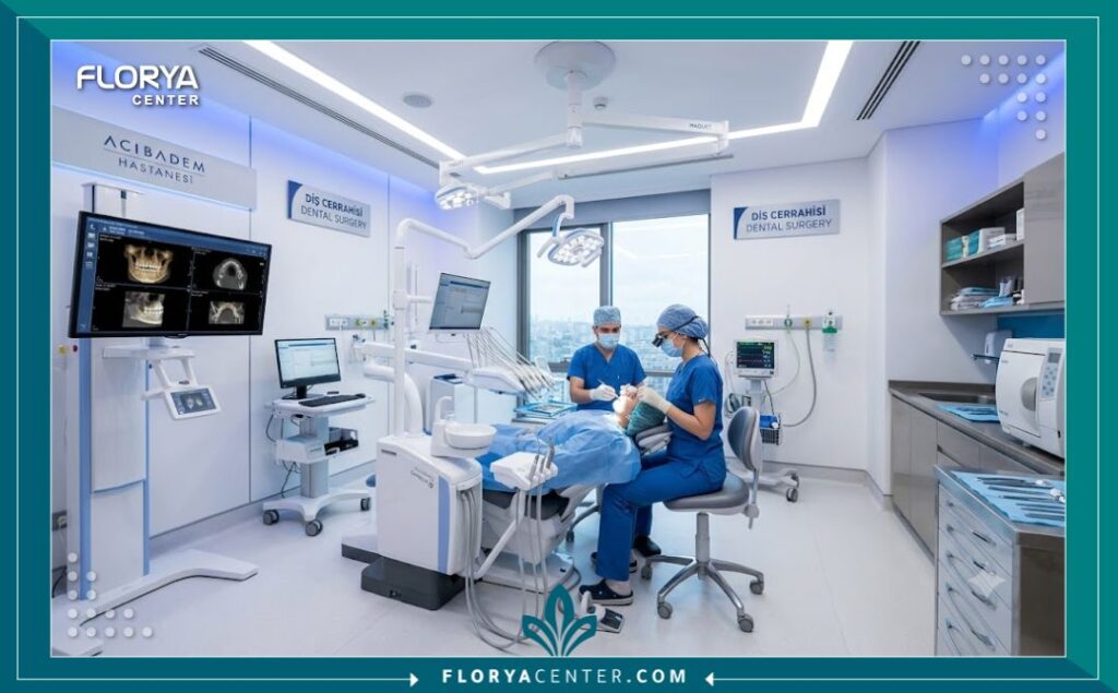 عيادة أسنان حديثة في تركيا مجهزة بأحدث تقنيات زراعة الأسنان وعمليات ترقيع عظم الفك.