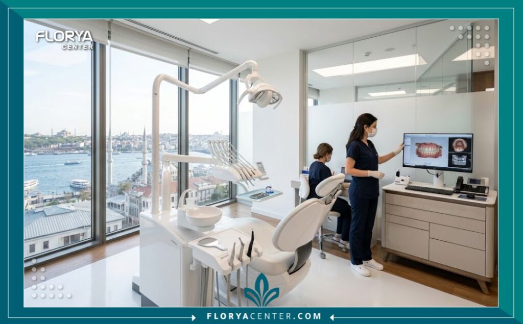 سعر تركيب ماسة السن في تركيا 4 عيادة تجميل أسنان متطورة وفاخرة في إسطنبول تقدم خدمات تركيب مجوهرات الأسنان.