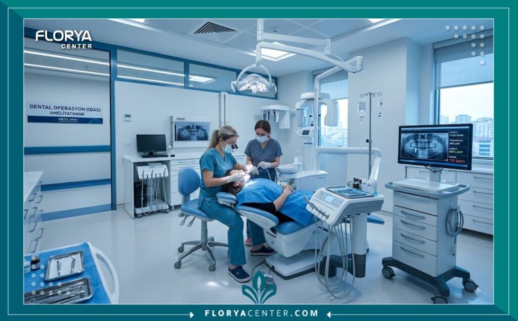 عيادة أسنان حديثة ومجهزة بأحدث التقنيات الطبية في تركيا لضمان أفضل رعاية وعلاج للأسنان.