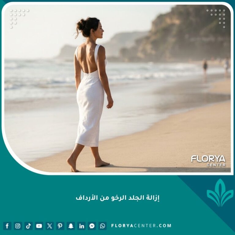 صورة واقعية تبرز القوام الممشوق والمتناسق بعد عملية إزالة الجلد الرخو من الأرداف والتخلص من الترهلات بنجاح.