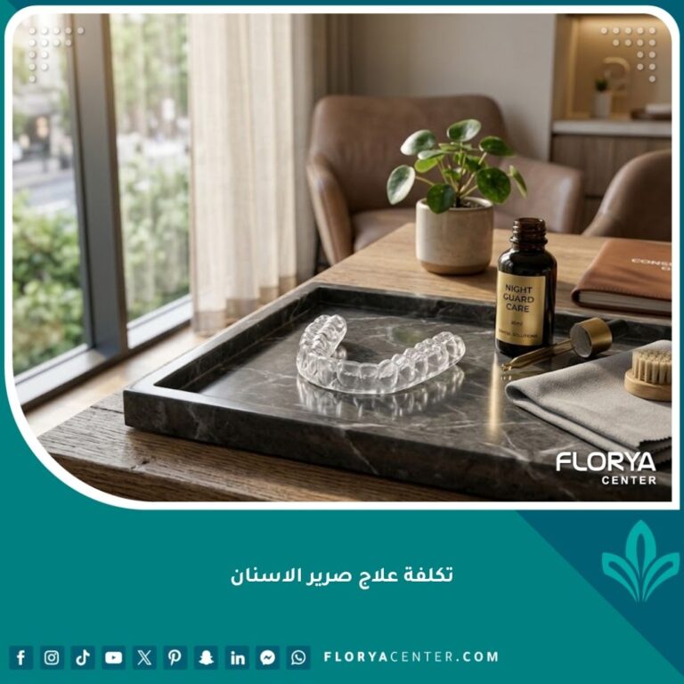 تكلفة علاج صرير الأسنان بواسطة الحارس الليلي الشفاف لحماية الأسنان من الطحن أثناء النوم.