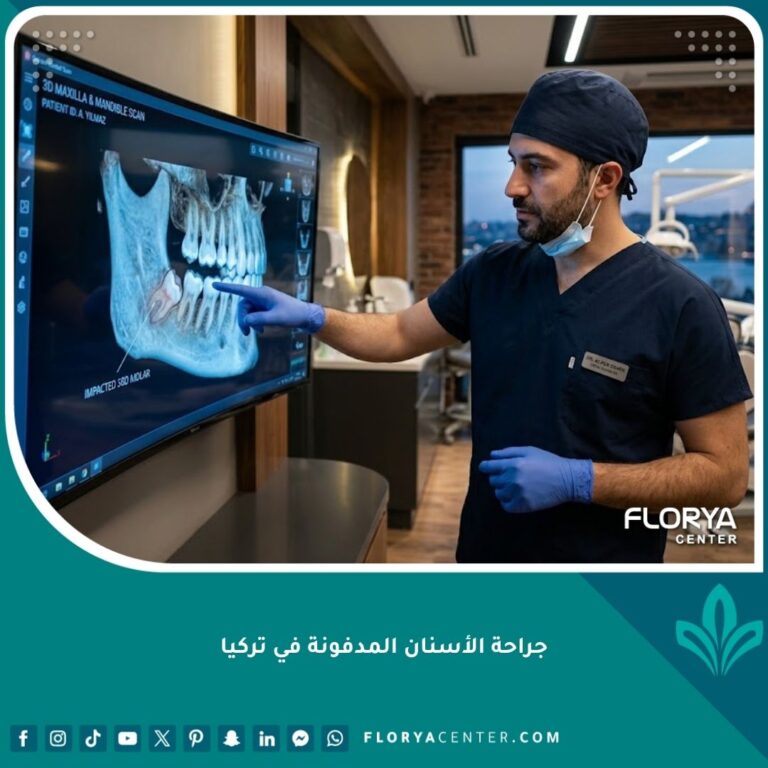 جراحة الأسنان المدفونة في تركيا لعلاج الأضراس والأنياب المطمورة في العظم داخل مركز طب أسنان حديث