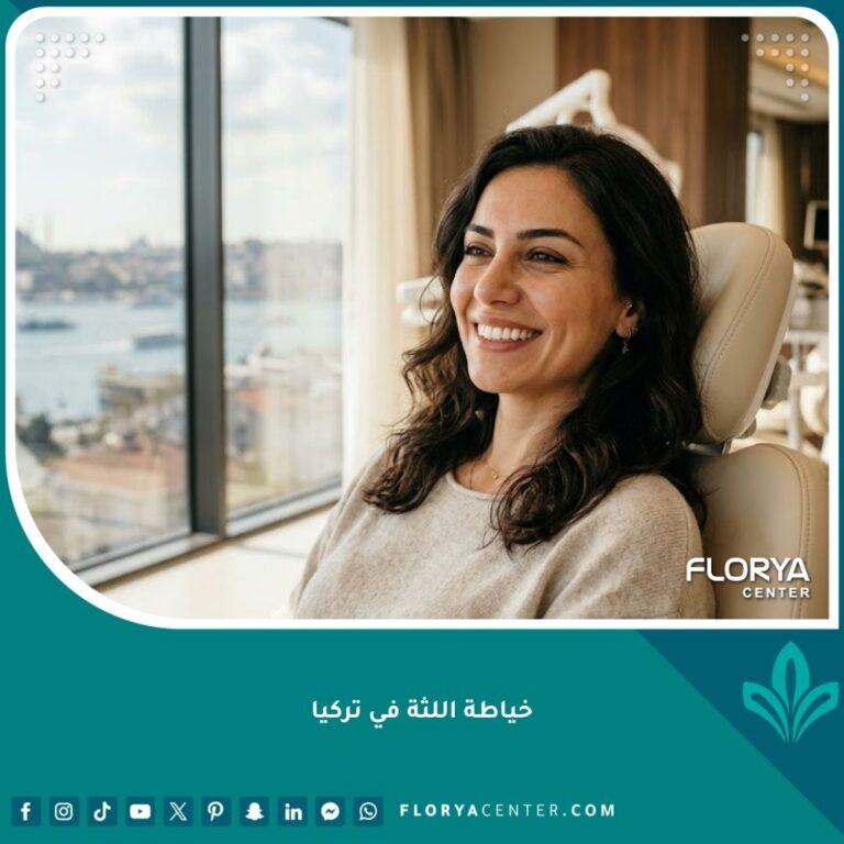 ابتسامة صحية ومشرقة بعد نجاح عملية جراحة وخياطة اللثة في أفضل عيادات تركيا.