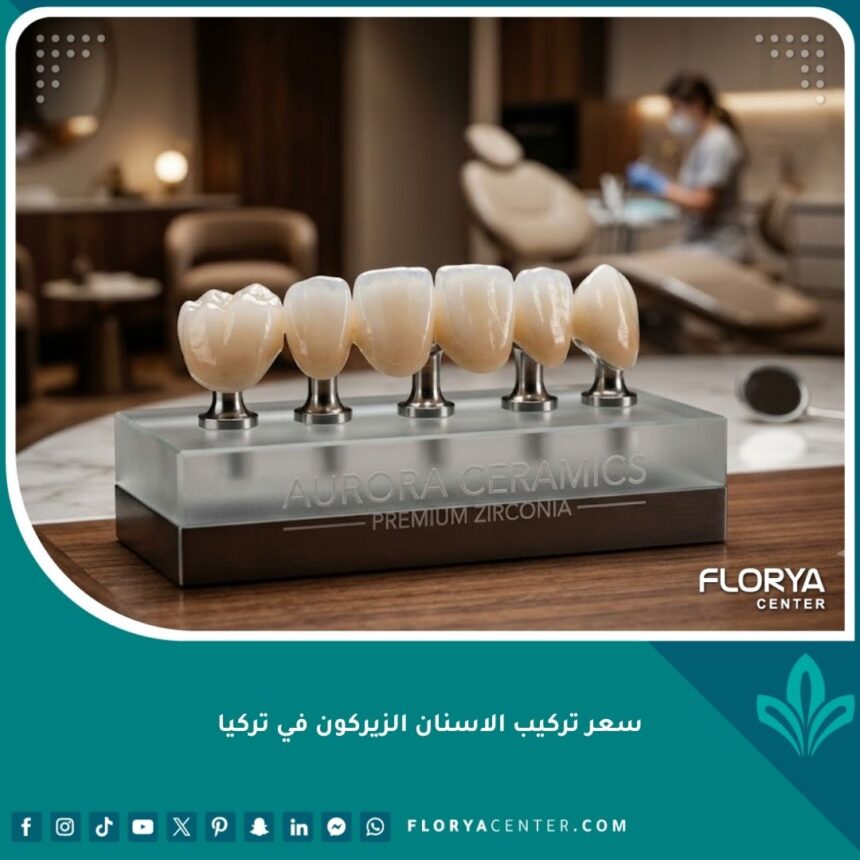 سعر تركيب الاسنان الزيركون في تركيا وتيجان الزيركون السيراميكية التجميلية للأسنان