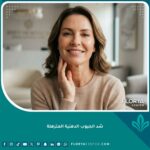 صورة واقعية تبرز نتائج شد الجيوب الدهنية المترهلة والتخلص من اللغلوغ للحصول على فك محدد وإطلالة شابة.