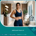 صورة واقعية عالية الجودة تبرز النتائج المثالية لعملية شد محيط الخصر والظهر 360 للحصول على قوام متناسق ومشدود.