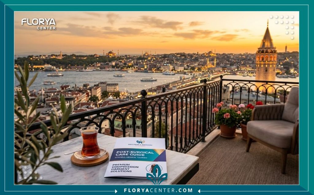 أهمية ارتداء المشد الطبي بعد عمليات النحت 6 إطلالة خلابة على مضيق البوسفور في إسطنبول، تعكس فخامة وهدوء رحلة السياحة العلاجية ونحت الجسم في تركيا.