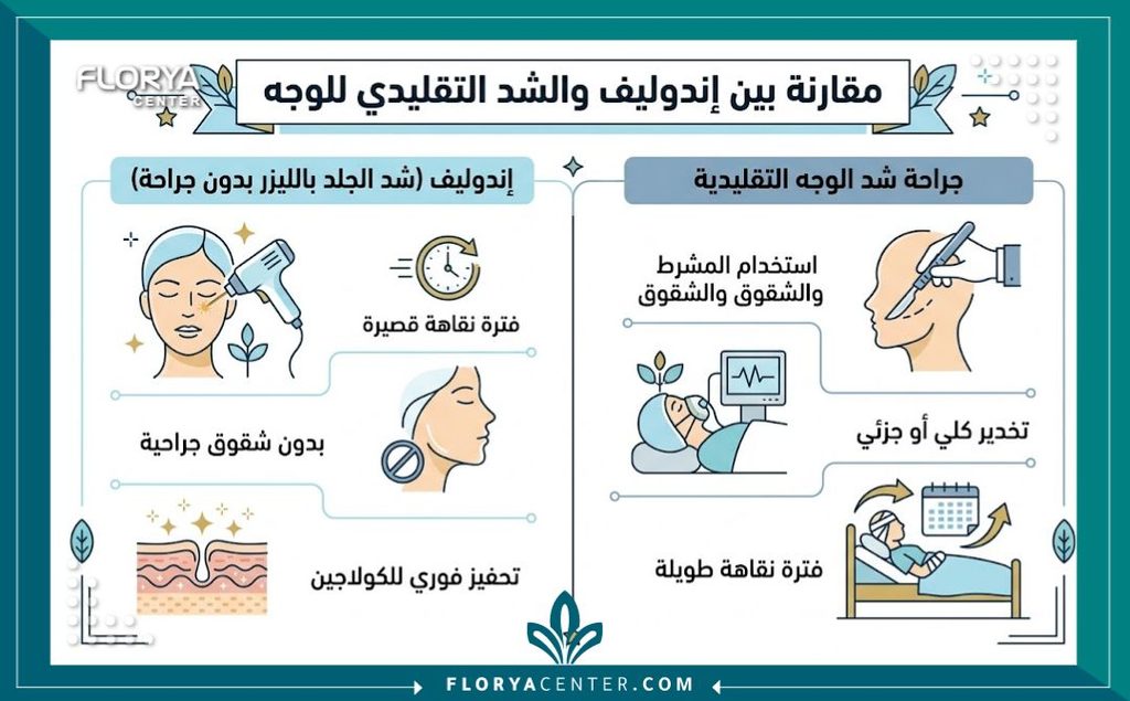 تجربتي مع جهاز الإندوليف لشد الترهلات 3 تجربتي مع جهاز الإندوليف لشد الترهلات لشد الوجه والعمليات الجراحية التقليدية من حيث النتائج وفترة النقاهة.