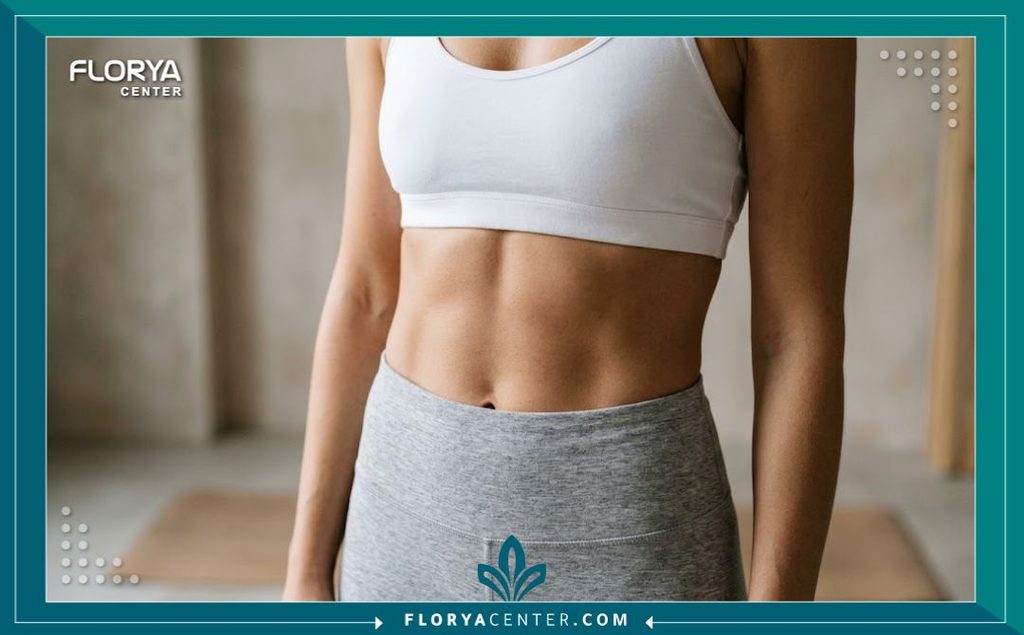 جراحة إصلاح الفتق السري المتزامن مع الشد (Umbilical Hernia Repair) 5 النتائج الجمالية لعملية شد البطن مع إصلاح الفتق السري للحصول على قوام متناسق وبطن مسطح.