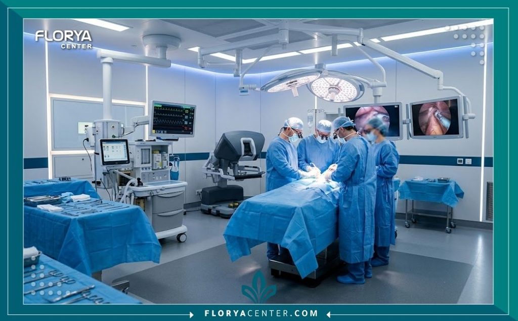 شد الترهلات المحيطية بعد جراحات السمنة 4 غرفة عمليات حديثة ومجهزة بأعلى التقنيات الطبية لإجراء جراحة شد الجسم المحيطي بأمان تام.