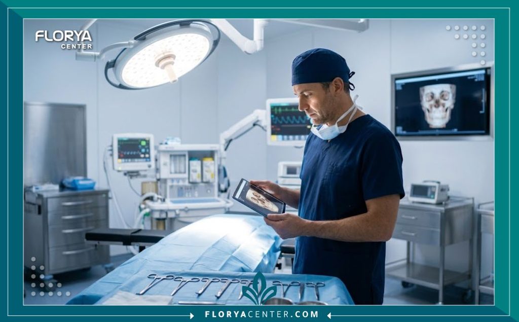 علاج الالتصاقات الجلدية بعد الجراحة 4 غرفة عمليات حديثة ومجهزة بالكامل في عيادة تجميل متخصصة في فك الالتصاقات بعد عملية الشد.
